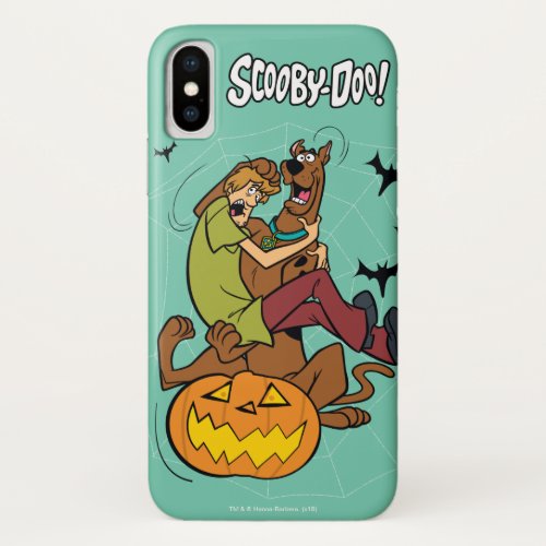 Scooby_Doo and Shaggy Halloween Fright iPhone X Case