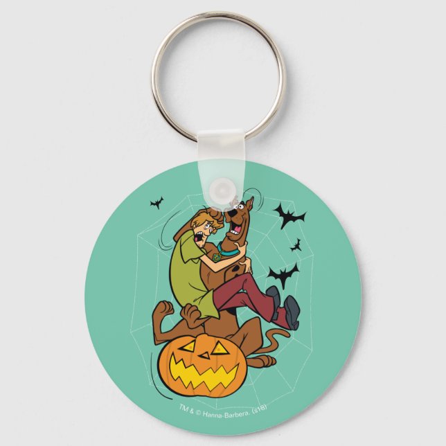 Scooby-Doo and Shaggy Halloween Fright Keychain (Front)