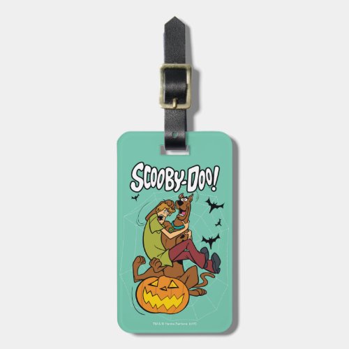 Scooby_Doo and Shaggy Halloween Fright Luggage Tag