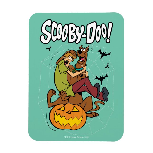 Scooby-Doo and Shaggy Halloween Fright Magnet (Vertical)