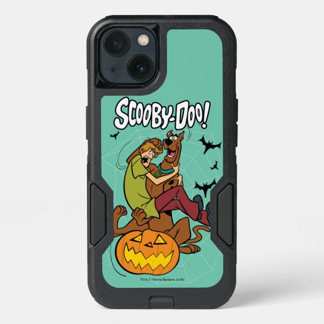 Scooby-Doo and Shaggy Halloween Fright Otterbox iPhone Case (Back)