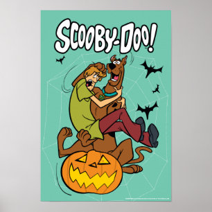 Scooby-Doo and Shaggy Halloween Fright Poster