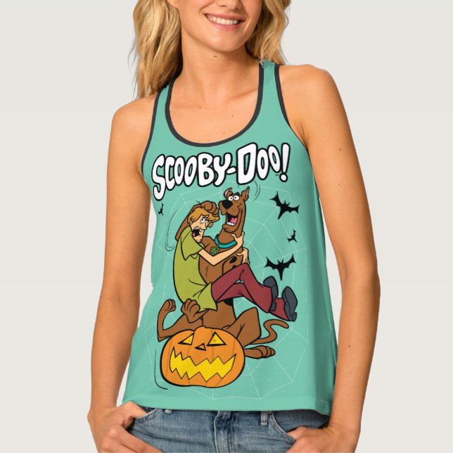 Scooby-Doo and Shaggy Halloween Fright Tank Top (Front)