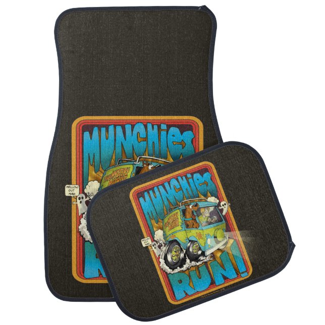 Scooby-Doo and Shaggy "Munchies Run!" Car Floor Mat (Set)