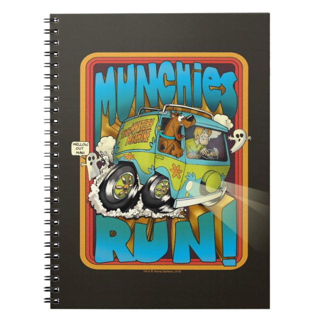Scooby-Doo and Shaggy "Munchies Run!" Notebook (Front)