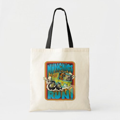 Scooby_Doo and Shaggy Munchies Run Tote Bag