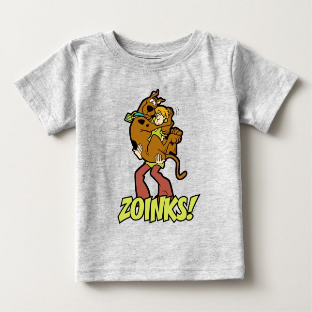 Scooby-Doo and Shaggy Zoinks! Baby T-Shirt (Front)
