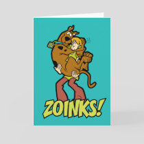 Scooby-Doo and Shaggy Zoinks! Card