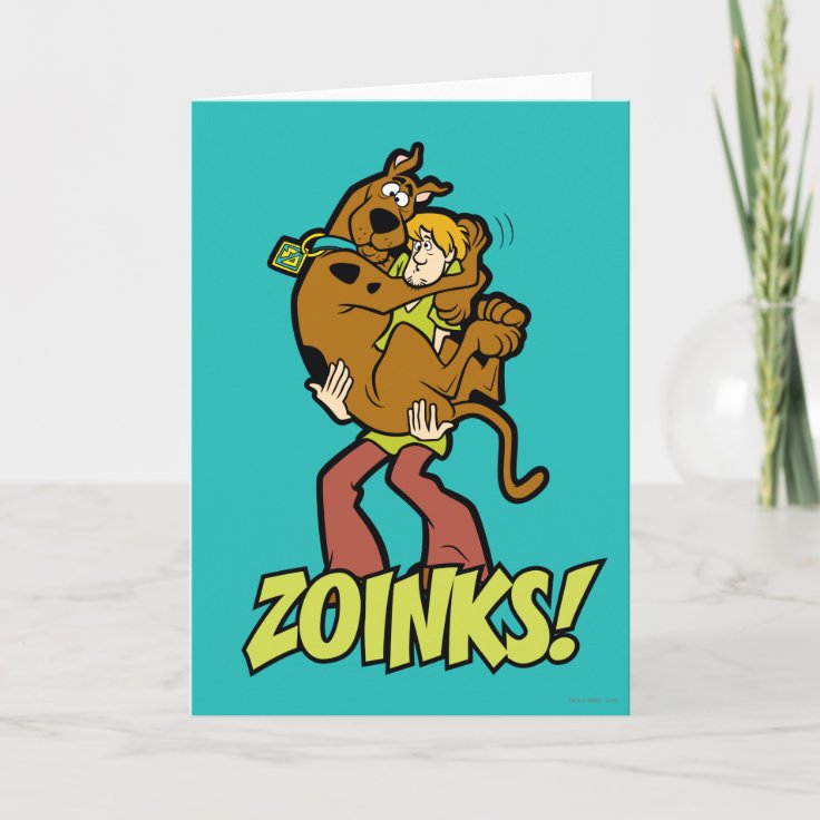 Scooby-Doo And Shaggy Zoinks! Card | Zazzle