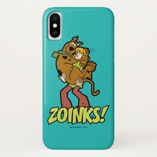 Scooby_Doo and Shaggy Zoinks iPhone X Case