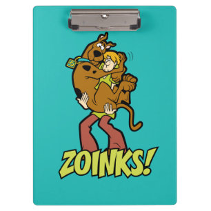 Scooby-Doo and Shaggy Zoinks! Clipboard