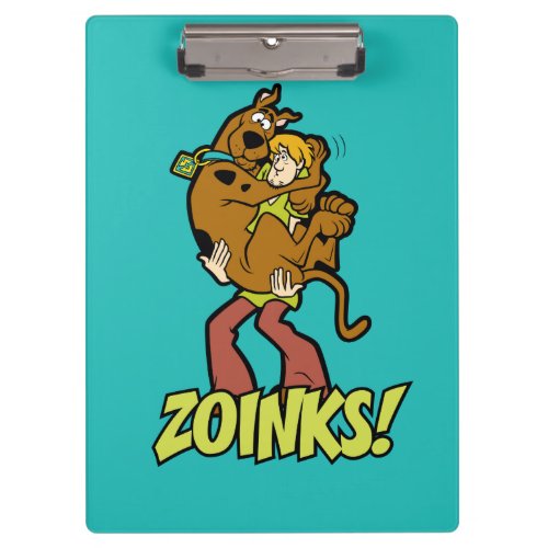 Scooby_Doo and Shaggy Zoinks Clipboard