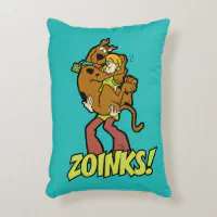 Scooby-Doo and Shaggy Zoinks! Decorative Pillow | Zazzle