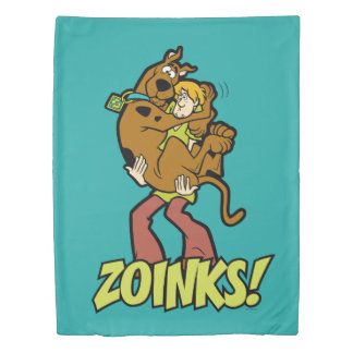 Scooby-Doo and Shaggy Zoinks! Duvet Cover