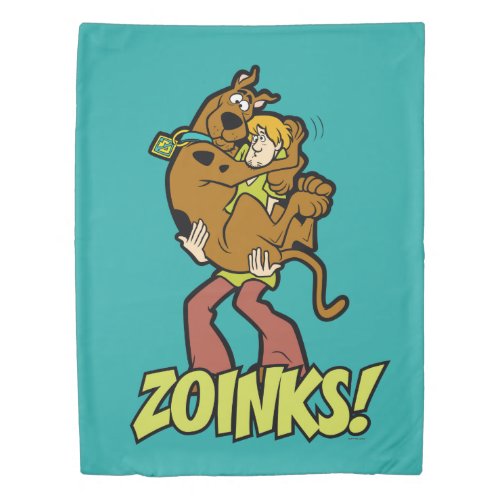 Scooby_Doo and Shaggy Zoinks Duvet Cover