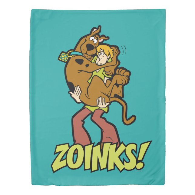 Scooby-Doo and Shaggy Zoinks! Duvet Cover (Front)