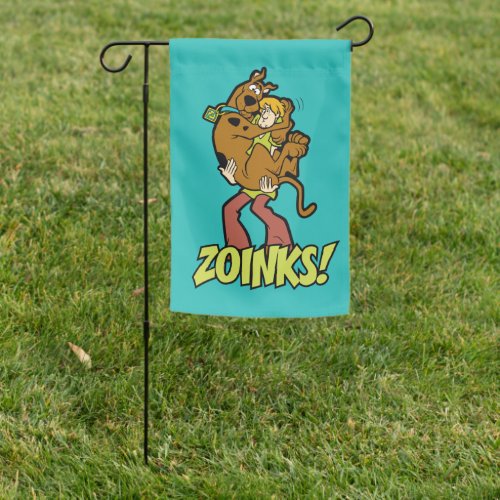 Scooby_Doo and Shaggy Zoinks Garden Flag