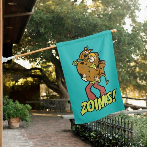 Scooby_Doo and Shaggy Zoinks House Flag
