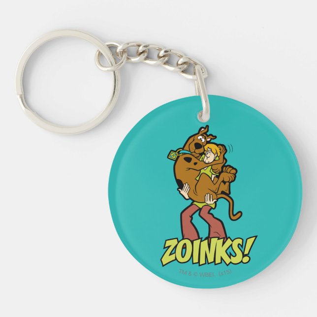 Scooby-Doo and Shaggy Zoinks! Keychain (Front)