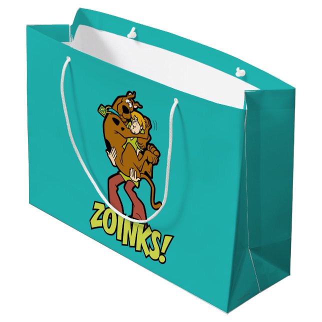 Scooby-Doo and Shaggy Zoinks! Large Gift Bag (Back Angled)
