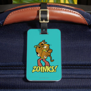 Scooby-Doo and Shaggy Zoinks! Luggage Tag