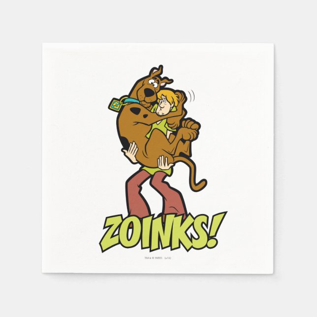 Scooby-Doo and Shaggy Zoinks! Napkins (Front)