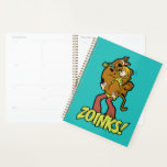 Scooby-Doo and Shaggy Zoinks! Planner<br><div class="desc">Check out the classic scene of Shaggy holding a scared Scooby-Doo in his arms,  with the familiar phrase "ZOINKS!".</div>
