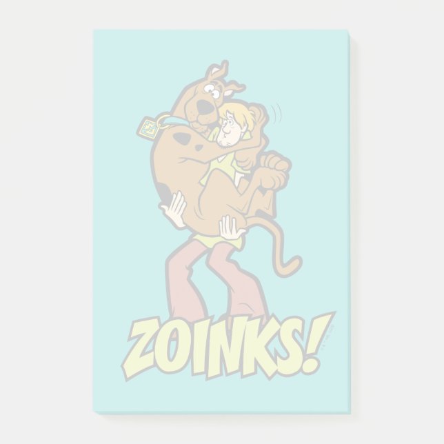 Scooby-Doo and Shaggy Zoinks! Post-it Notes (Front)