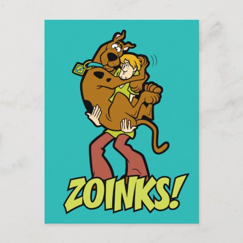 Scooby_Doo and Shaggy Zoinks Postcard