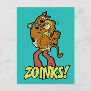 Scooby-Doo and Shaggy Zoinks! Postcard