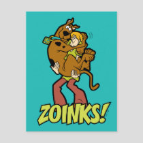 Scooby-Doo and Shaggy Zoinks! Postcard