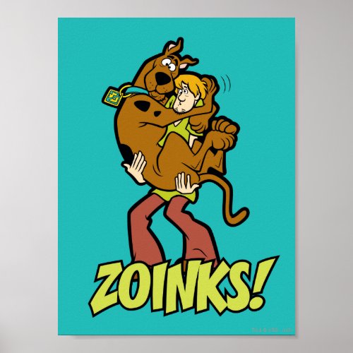 Scooby-Doo and Shaggy Zoinks! Poster