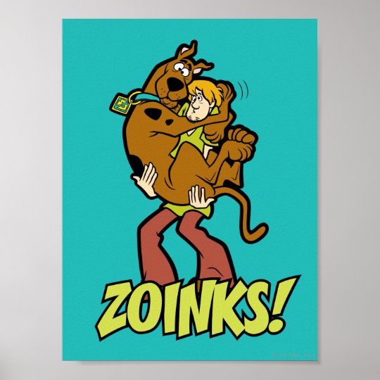 Scooby-Doo and Shaggy Zoinks! Poster | Zazzle.com