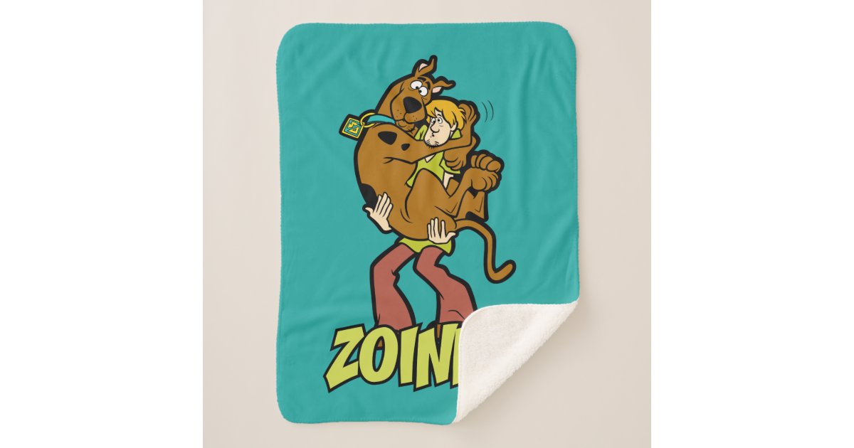 Scooby-Doo and Shaggy Zoinks! Sherpa Blanket | Zazzle
