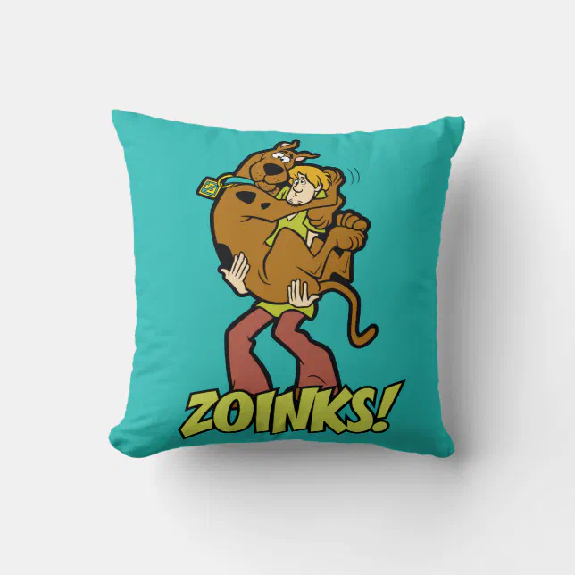 Scooby-Doo And Shaggy Zoinks! Throw Pillow | Zazzle