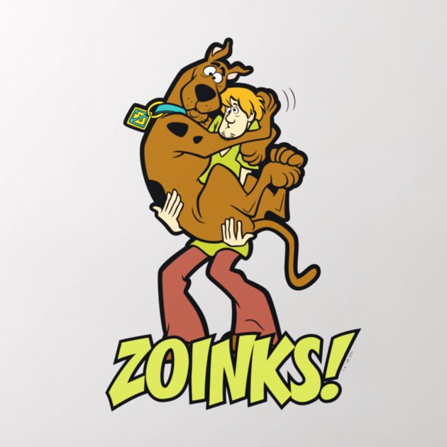 Scooby-Doo And Shaggy Zoinks! Wall Decal | Zazzle