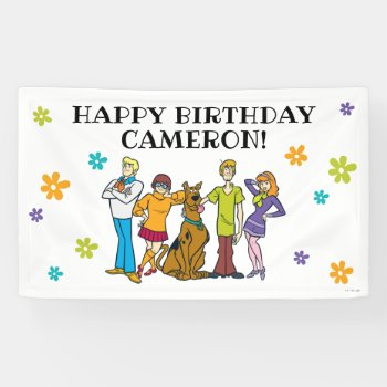 Scooby-doo And The Gang Birthday Banner by scoobydoo at Zazzle