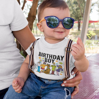 Scooby-doo And The Gang Birthday Boy Baby T-shirt by scoobydoo at Zazzle