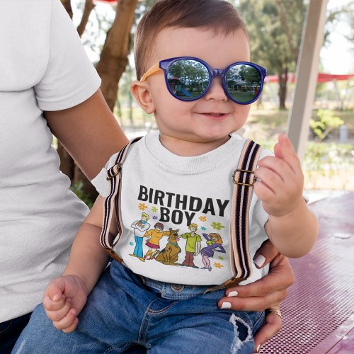 Scooby_Doo and the Gang Birthday Boy Baby T_Shirt