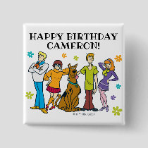Scooby-Doo and the Gang Birthday Button