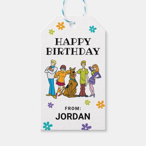 Scooby_Doo and the Gang Birthday From Gift Tags