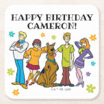 Scooby-Doo and the Gang Birthday Square Paper Coaster
