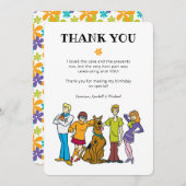 Scooby-Doo and the Gang Birthday Thank You Invitation (Front/Back)