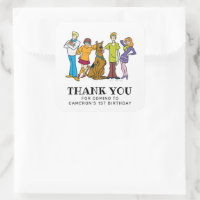 Scooby-Doo and the Gang Birthday Thank You