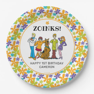 Scooby-Doo and the Gang Groovy Birthday Paper Plates