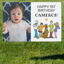 Scooby-Doo and the Gang Groovy Birthday Sign