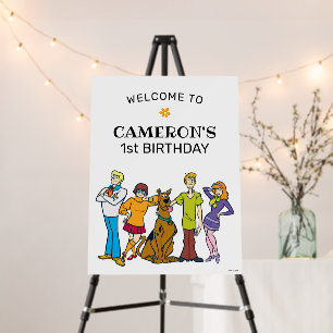 Scooby-Doo and the Gang Groovy Birthday Sign