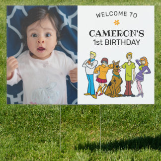 Scooby-Doo and the Gang Groovy Birthday Welcome Sign