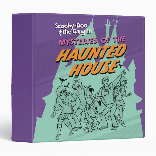 Scooby-Doo and the Gang "Haunted House" 3 Ring Binder (Front/Spine)