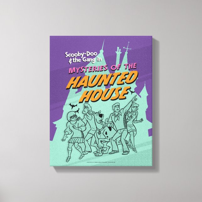 Scooby-Doo and the Gang "Haunted House" Canvas Print (Front)